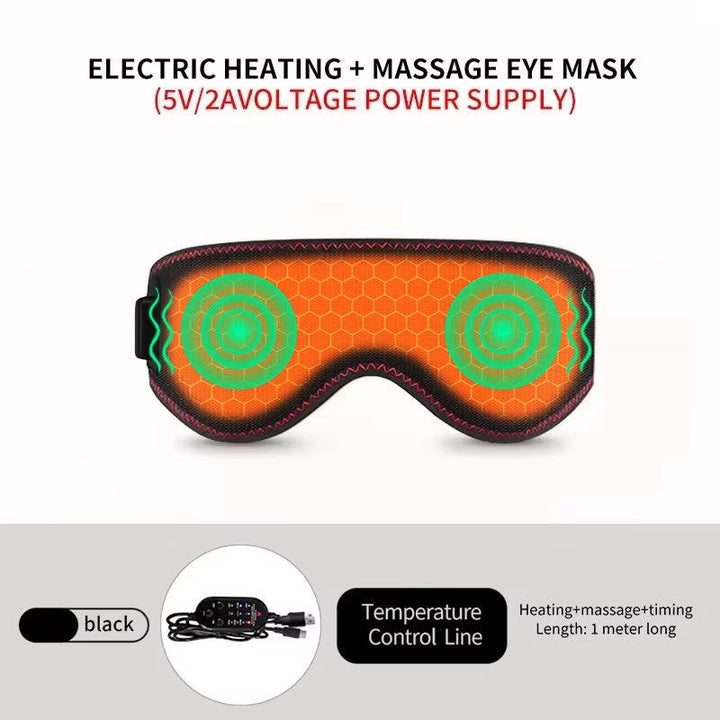 USB Heated Eye Mask With 3 Heat Levels and Auto Shutoff