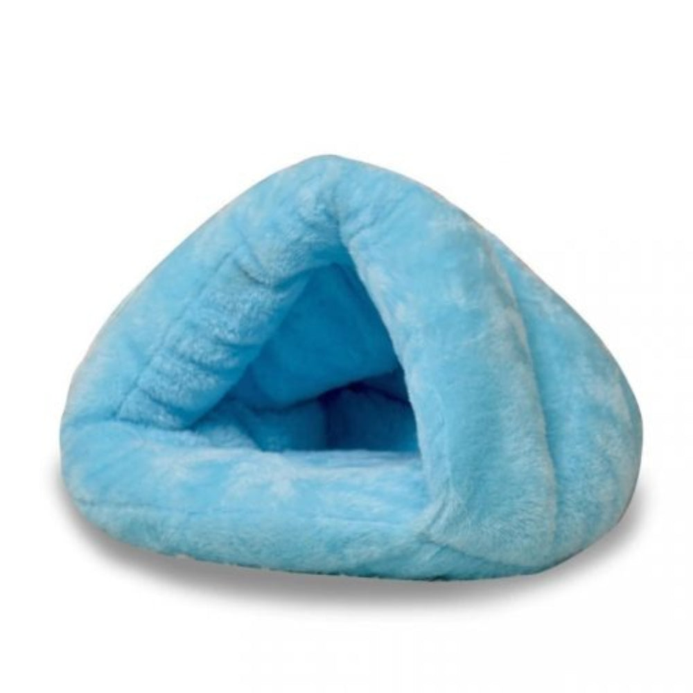 Self-Warming Cat Bed with Soft Faux Fur and Water-Resistant Base