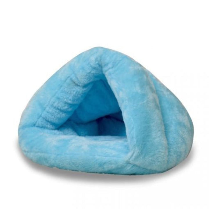 Self-Warming Cat Bed with Soft Faux Fur and Water-Resistant Base