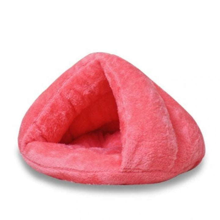 Self-Warming Cat Bed with Soft Faux Fur and Water-Resistant Base