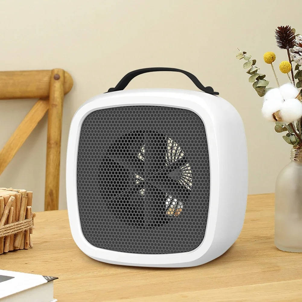 Heat Grove™ 500W Ceramic Desk Heater, Ultra Quiet Under 45dB