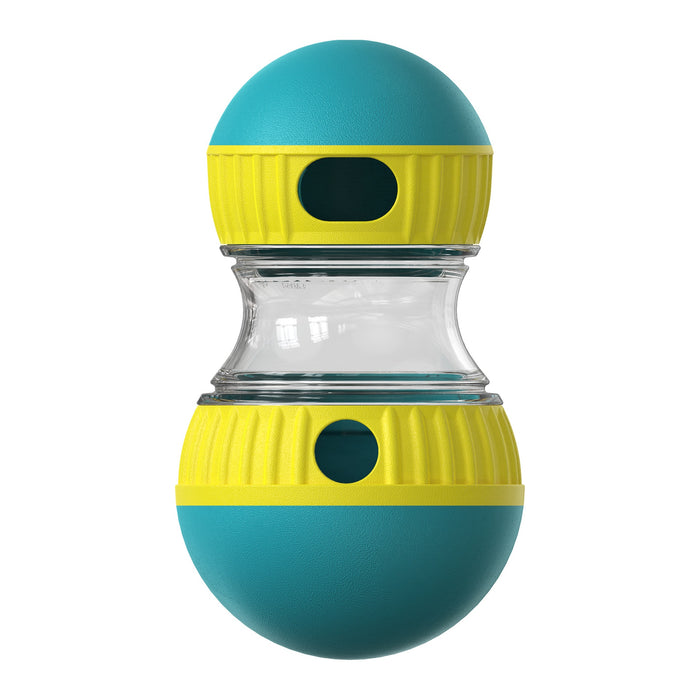 Heat Grove Treat-Dispensing Wobble Tumbler Toy for Dogs