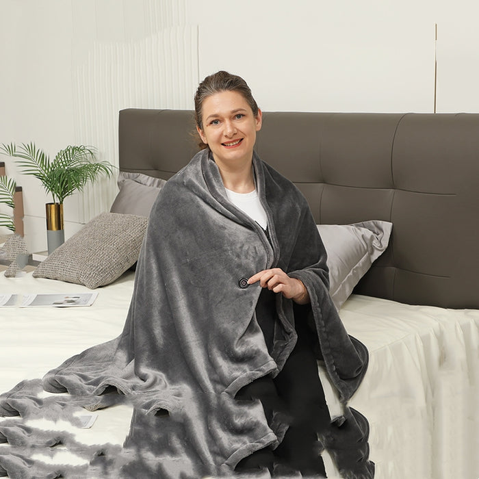 Heat Grove USB Heated Shawl Wrap with Carbon Fiber Heating Zones