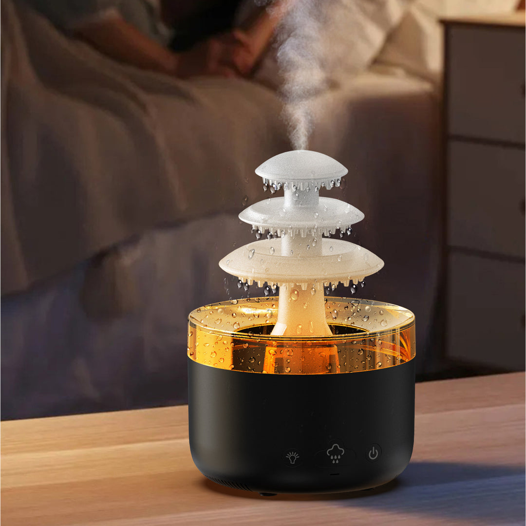 Rain Cloud Humidifier and Essential Oil Diffuser, 500 mL