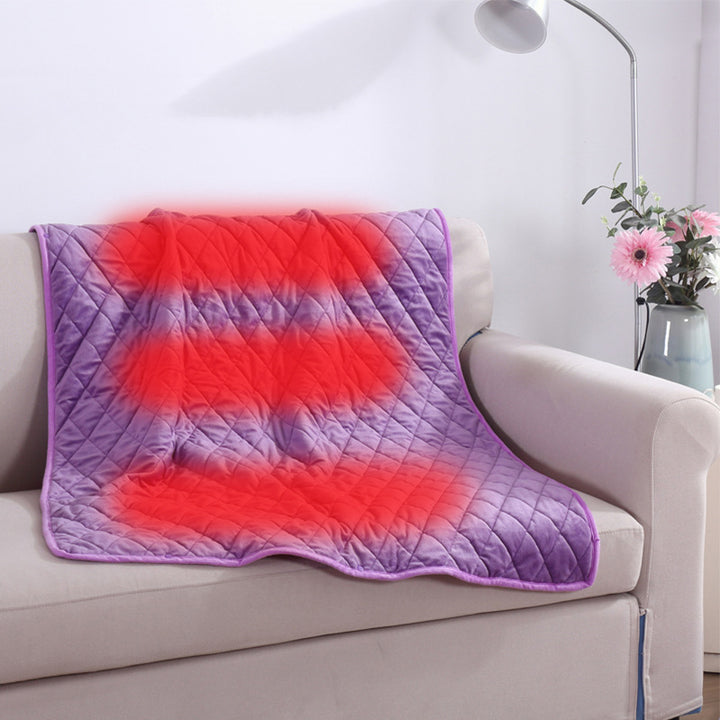 USB Heated Shawl Blanket, Washable Wearable 100x140 cm
