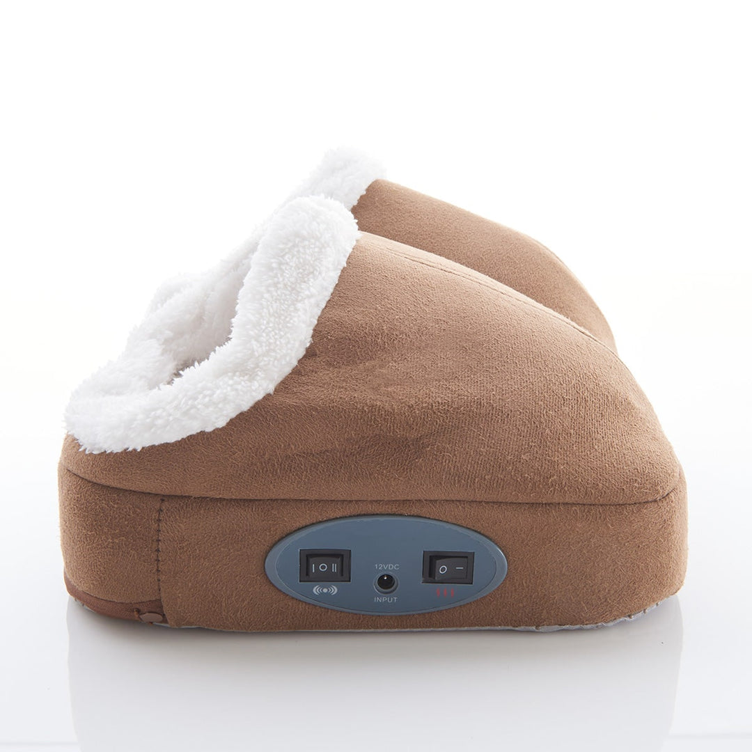 Heat Grove™ Heated Foot Warmer Massager with Fleece-Lined Dual Pockets