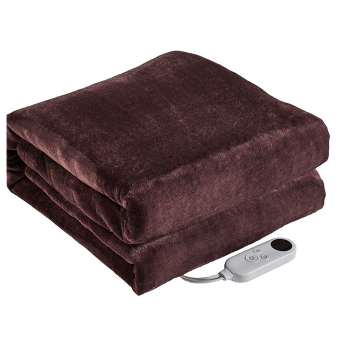 Heat Grove™ Electric Flannel Throw with 6 Heat Levels & Timer