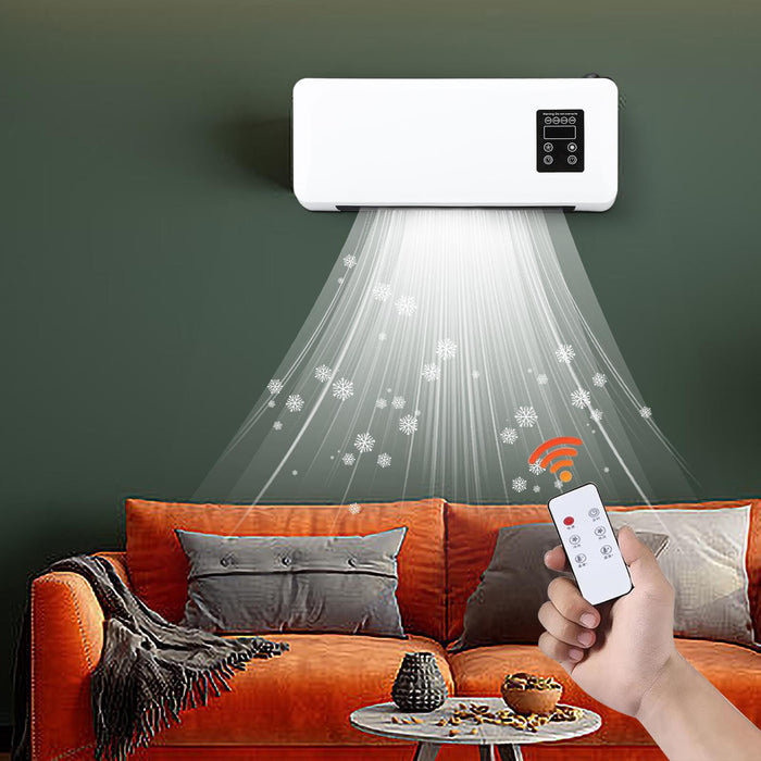 Heat Grove Wall Fan Heater with Towel Rail and Cool Fan Mode