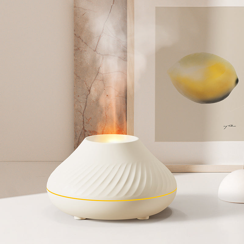 RGB Flame Diffuser, 130 ml Humidifier with 6-9 Hour Runtime