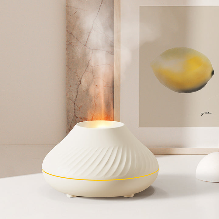 RGB Flame Diffuser, 130 ml Humidifier with 6-9 Hour Runtime