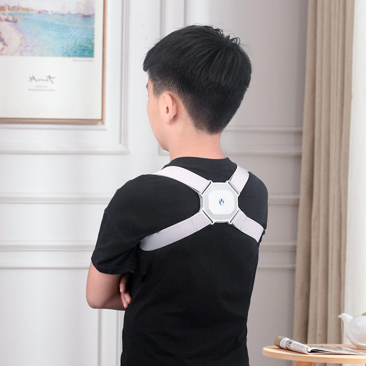 Smart posture trainer with vibration sensor