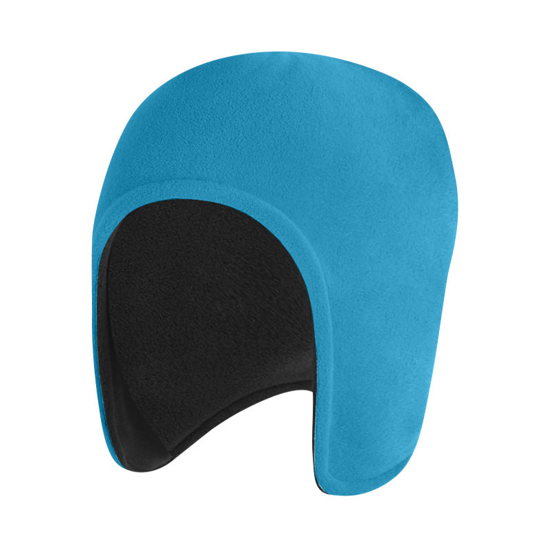 Polar fleece cap with ear flaps