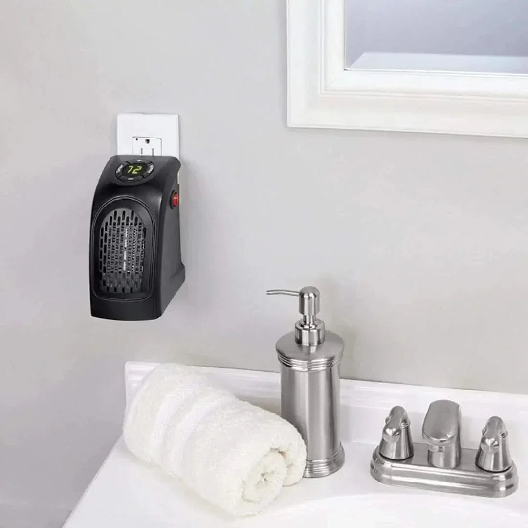 Portable Outlet Heater with LED Display and Built-In Timer – Heat Grove