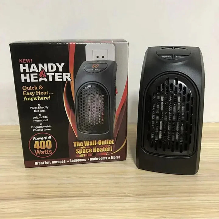 Portable Outlet Heater with LED Display and Built-In Timer – Heat Grove