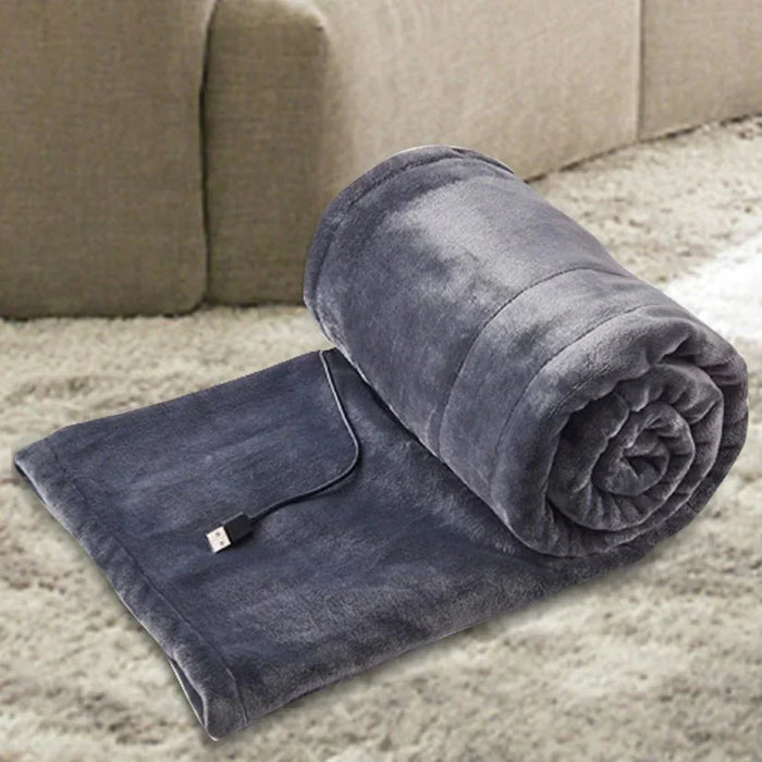 Heat Grove™ Portable USB Heated Throw with 3 Heat Levels