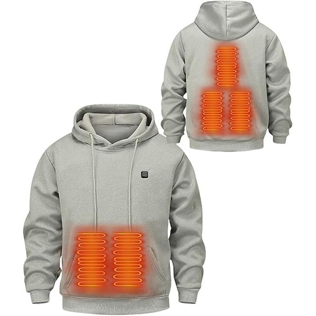 Heat Grove™ Full-Zip Heated Hoodie with 3 Temperature Levels