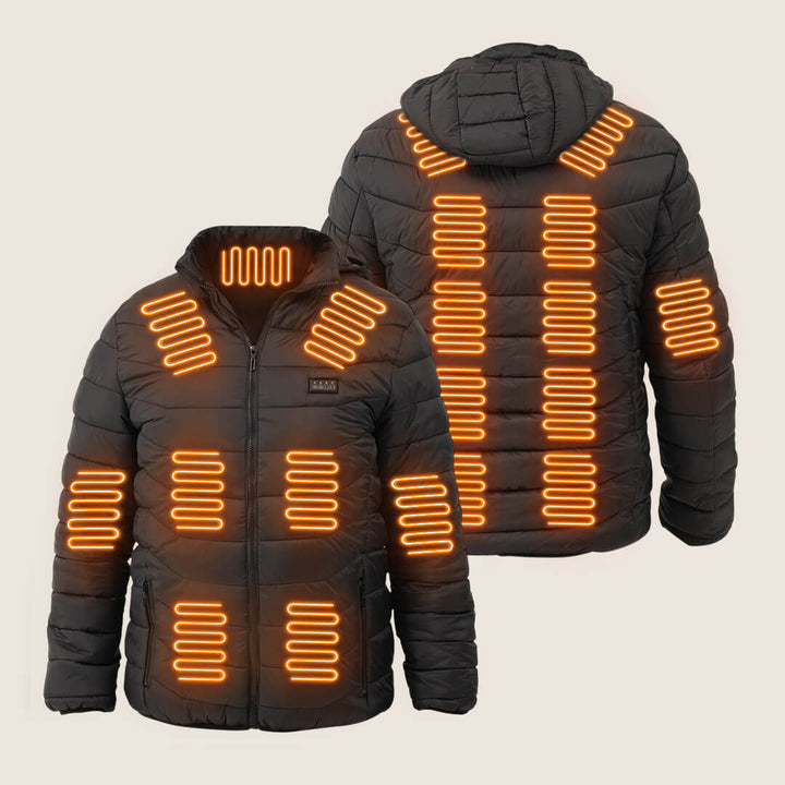 Heated Puffer Jacket for Winter