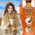 Heat Grove™ USB Heated Fleece Scarf with Three Adjustable Heat Levels
