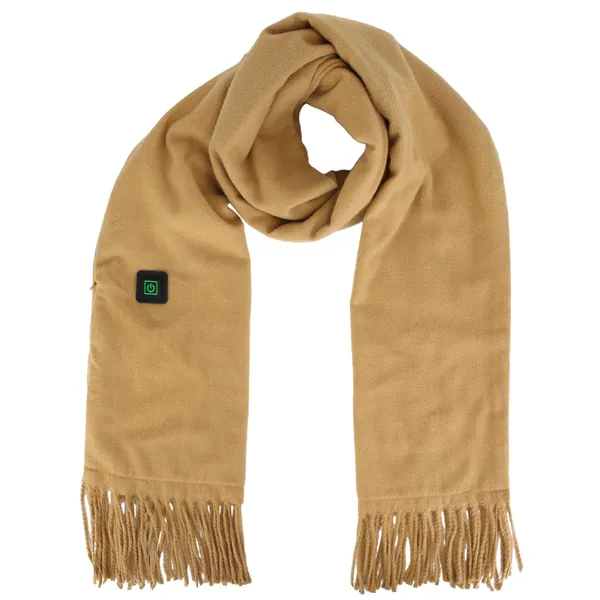 USB Heated Fleece Scarf with Three Adjustable Heat Levels