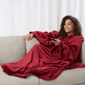 Heat Grove™ Heated Wearable Blanket with Sleeves and Chest Heating Panel