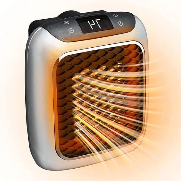 Heat Grove™ 800W Plug-In Ceramic Heater with LED Thermostat