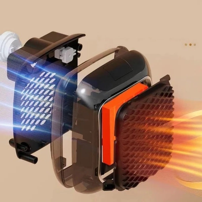 Heat Grove™ 800W Plug-In Ceramic Heater with LED Thermostat