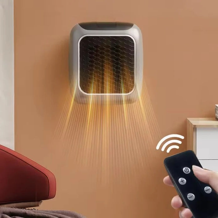 Heat Grove™ 800W Plug-In Ceramic Heater with LED Thermostat