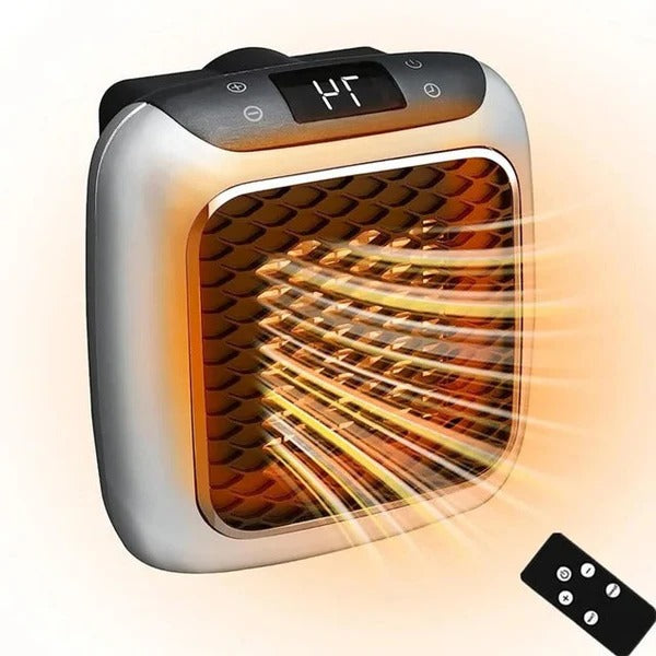 Heat Grove™ 800W Plug-In Ceramic Heater with LED Thermostat