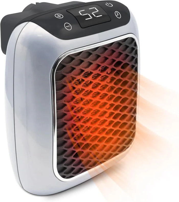 Heat Grove™ 800W Plug-In Ceramic Heater with LED Thermostat