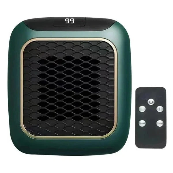 Mini Electric Wall Heater, 800W Plug-In Portable Design