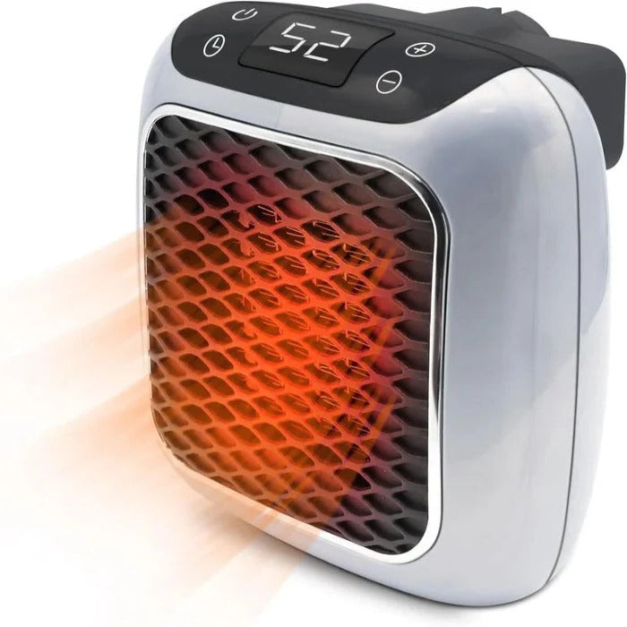 Mini Electric Wall Heater, 800W Plug-In Portable Design