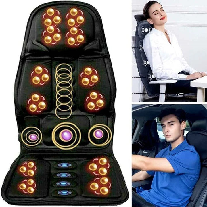 Full Back Shiatsu Massage Cushion with Heated Neck Support – Heat Grove