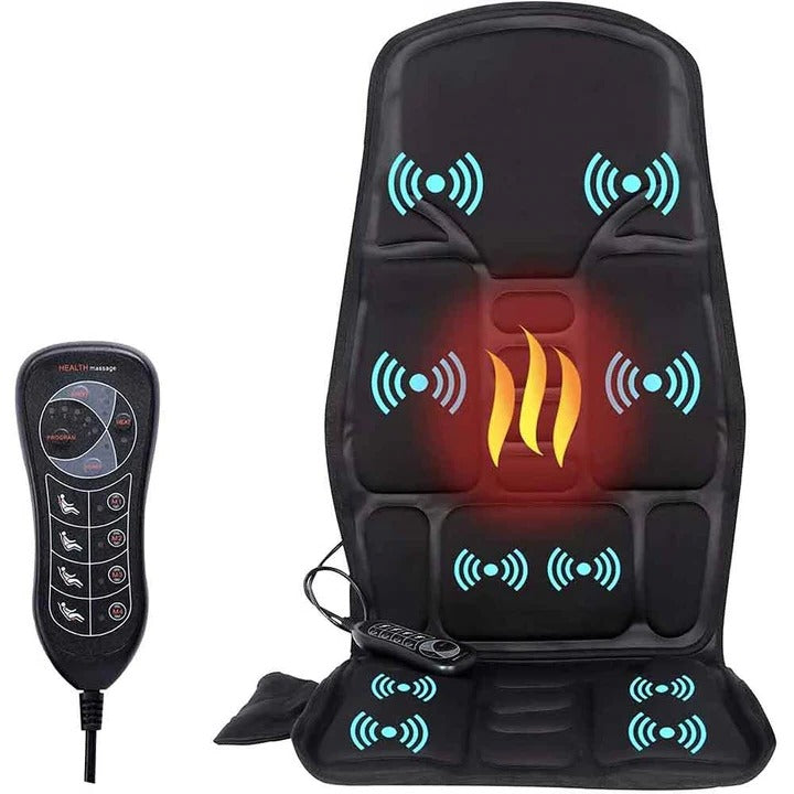 Full Back Shiatsu Massage Cushion with Heated Neck Support – Heat Grove