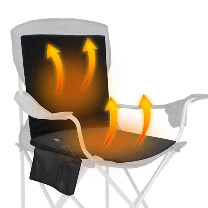 Heated Seat Cushion Pad with 3 Level Controller and Foldable Design