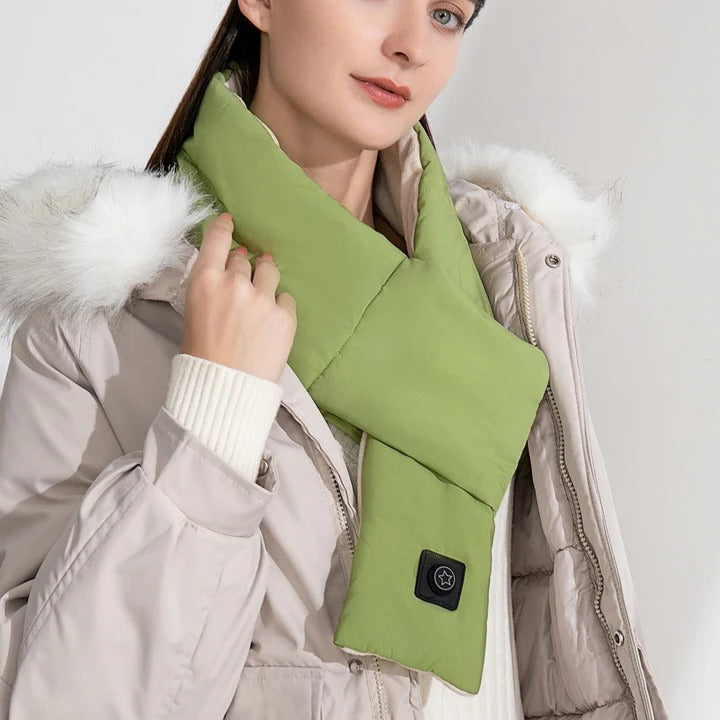 Heated Neck Warmer Scarf with Adjustable Temperature Control