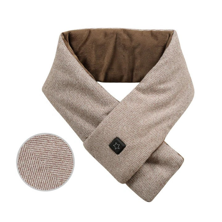 Heated Neck Warmer Scarf with Adjustable Temperature Control