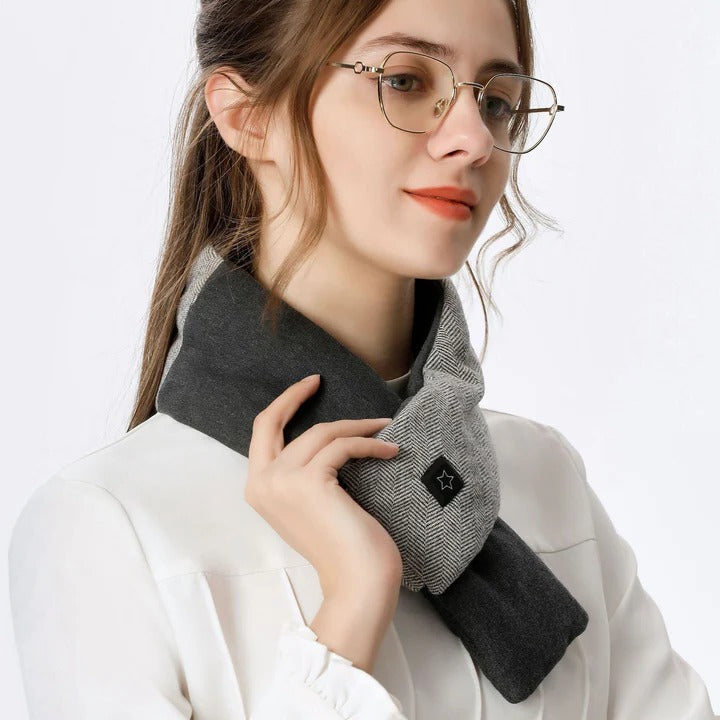 Heated Neck Warmer Scarf with Adjustable Temperature Control