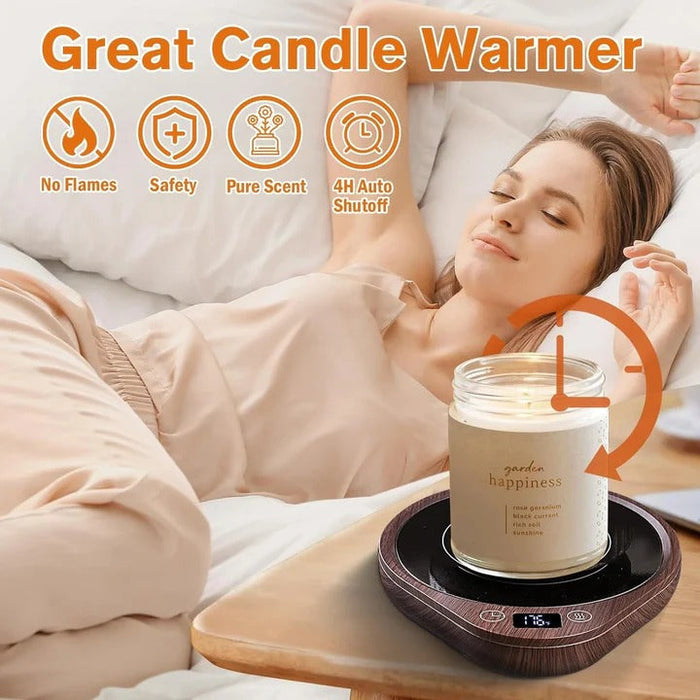 Heat Grove™ Coffee Mug Warmer Set with Matching Mug and Auto Shut-Off