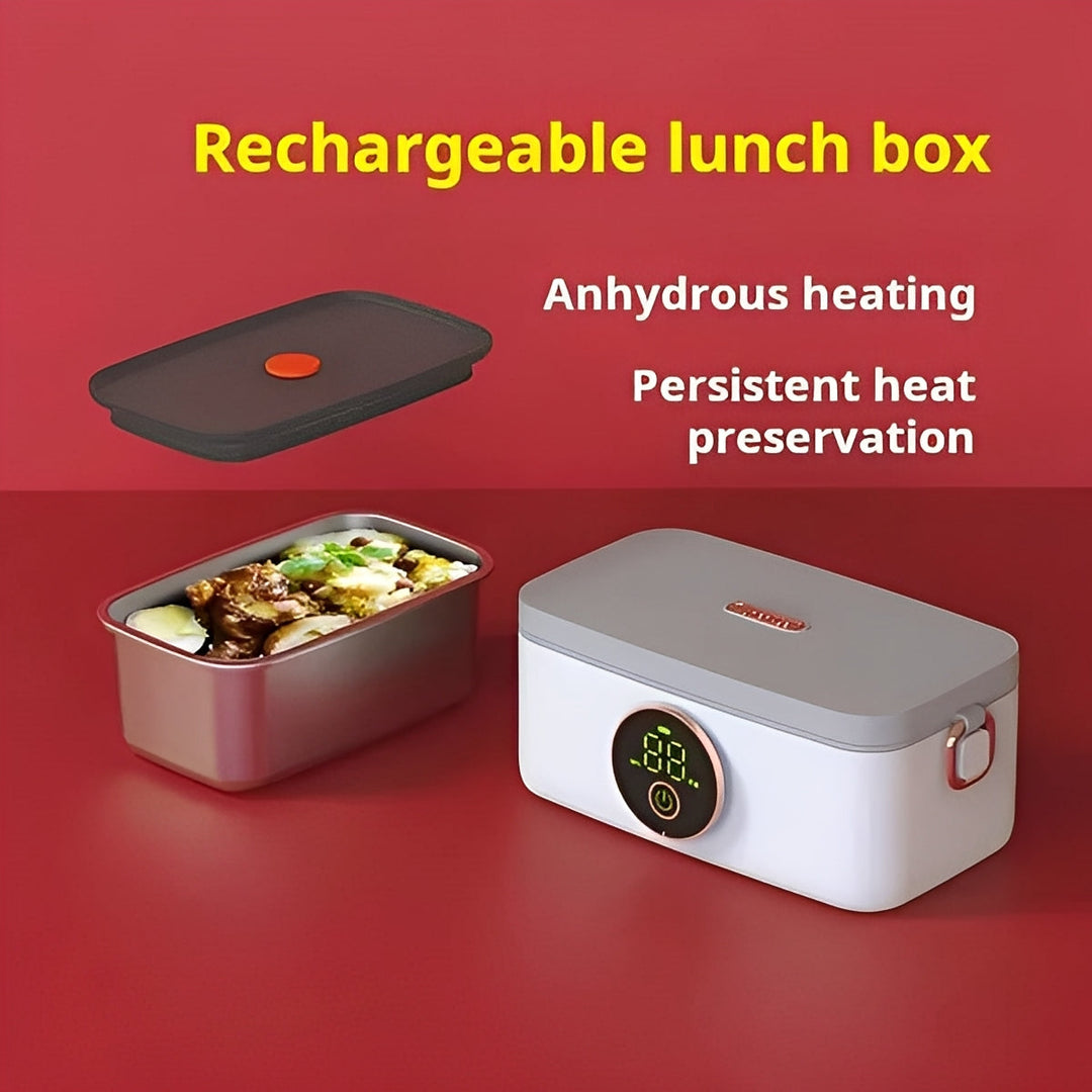Wireless Heated Lunch Box With 5 Heat Levels