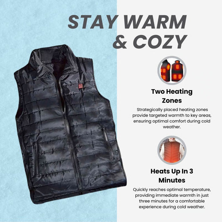 Heat Grove™ Tech Heated Vest with 60-Second Rapid Warm-Up