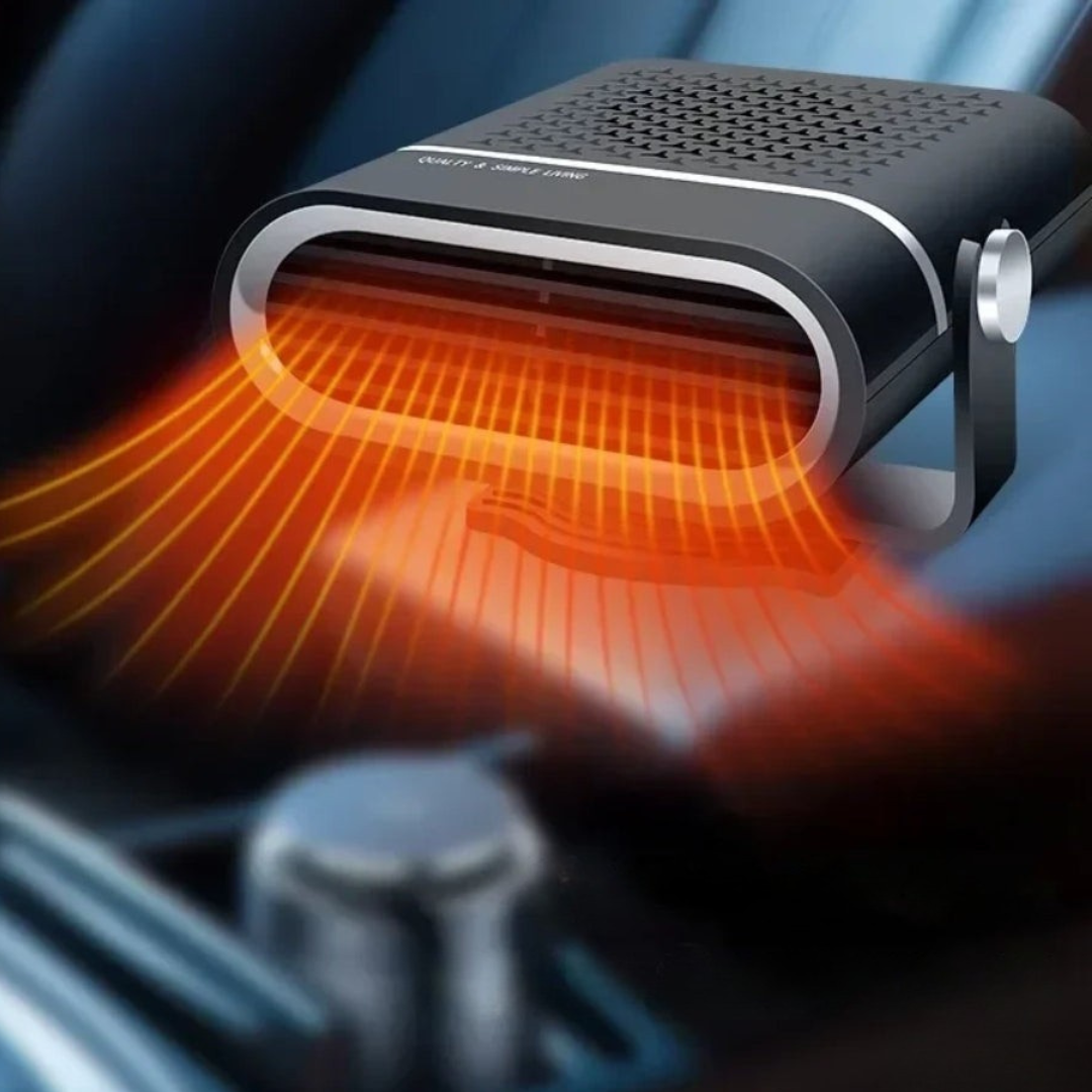 Heat Grove™ 12V and USB Car Fan Heater with Heat, Cool and Defrost