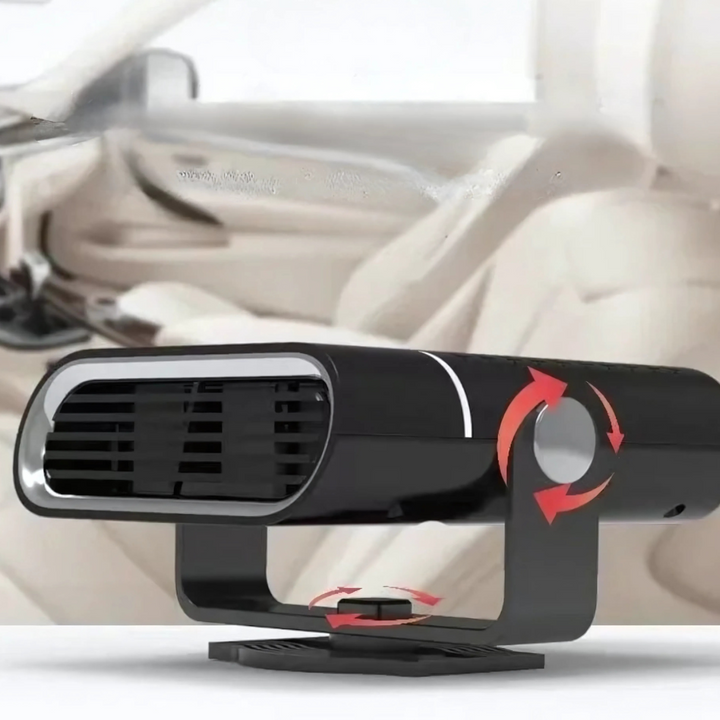 Heat Grove™ 12V and USB Car Fan Heater with Heat, Cool and Defrost