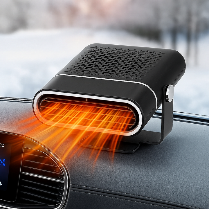Heat Grove™ 12V and USB Car Fan Heater with Heat, Cool and Defrost