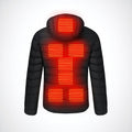 Heat Grove™ Men's Heated Puffer Coat with Hood and Temp Control