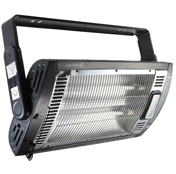 Heat Grove™ 1500W Infrared Patio Heater for Wall or Post Mounting