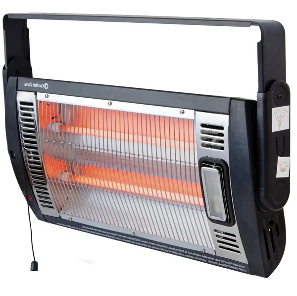 Heat Grove™ 1500W Infrared Patio Heater for Wall or Post Mounting
