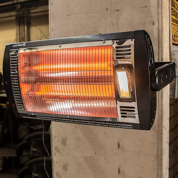 Heat Grove™ 1500W Infrared Patio Heater for Wall or Post Mounting