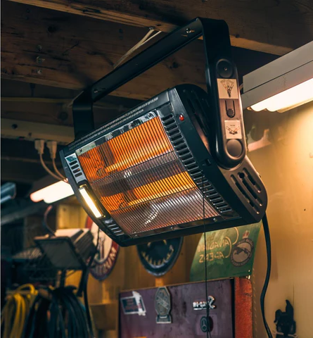 Heat Grove™ 1500W Infrared Patio Heater for Wall or Post Mounting
