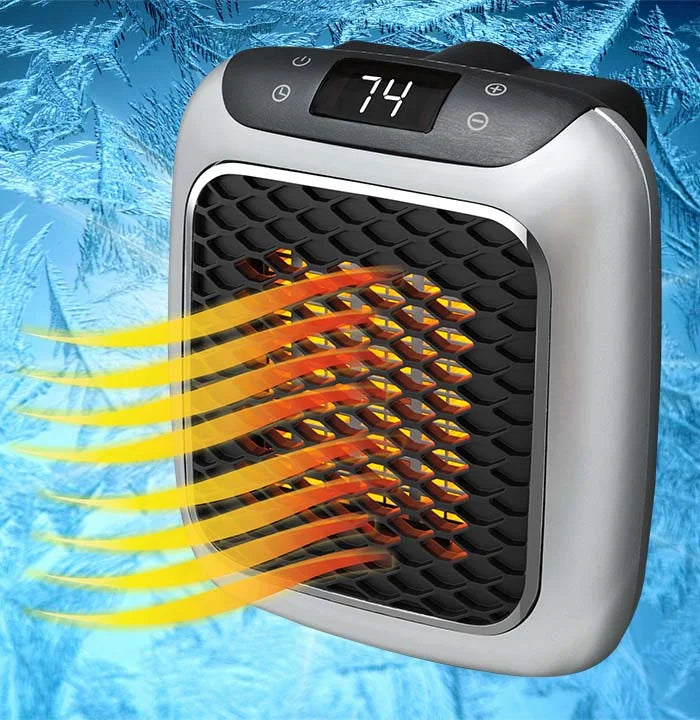 Heat Grove™ 800W Portable Space Heater with Timer and Tip-Over Shutoff