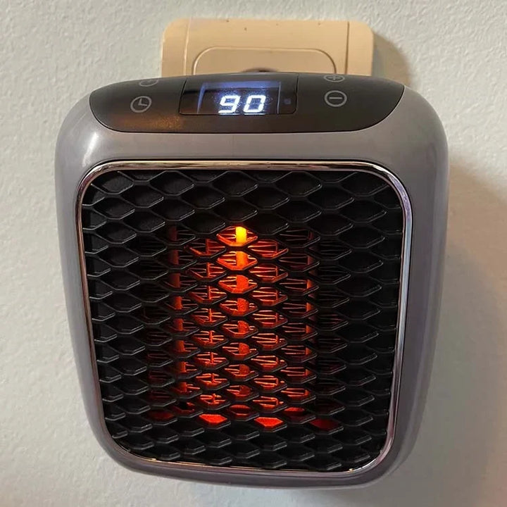 Heat Grove™ 800W Portable Space Heater with Timer and Tip-Over Shutoff
